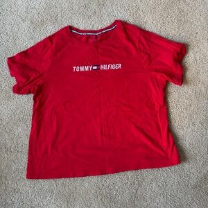 Tommy Hilfiger Sport Red Crewneck Tee